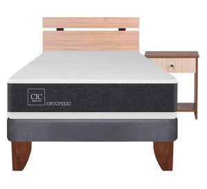 Cama europea 1.5 plazas Ortopedic + set Olmo Cic