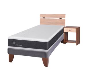 Cama europea 1.5 plazas Ortopedic + set Olmo Cic