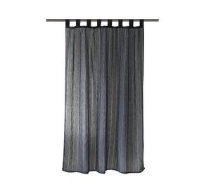 Cortina velo 140x230 cm Deshilado azul Cotidiana