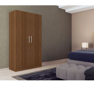 Clóset 2 puertas Coffee 100x47x183 cm