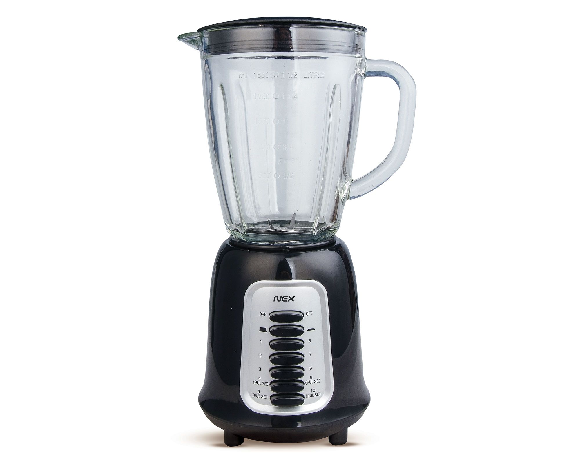 Nex Licuadora 1,5 litros BGJ1510 negro Nex.