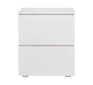 Velador 2 cajones Mallorca blanco M+Design