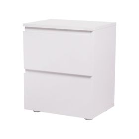 Velador 2 cajones Mallorca blanco M+Design