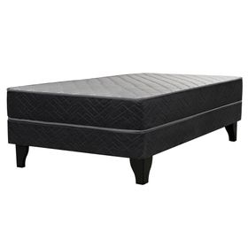 Cama europea 1.5 plazas x 190 cm Apolo black Celta
