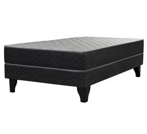 Cama europea 1.5 plazas x 190 cm Apolo black Celta