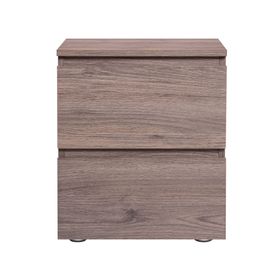 Velador 2 cajones Mallorca café oscuro M+Design