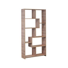 Librero Puzzle roble santana 8 espacios