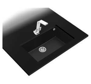 Lavaplatos Square 72.40 TG negro 20x76x44 cm