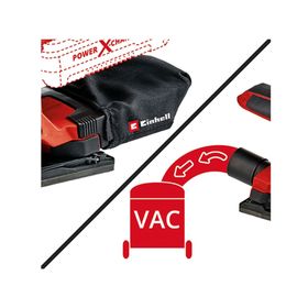 Lijadora orbital inalámbrica 18V TC-OS 18/187 Li-Solo Einhell