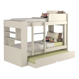 Camarote triple 1.5 plazas Mari blanco Decocasa