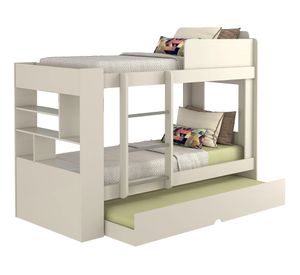 Camarote triple 1.5 plazas Mari blanco Decocasa