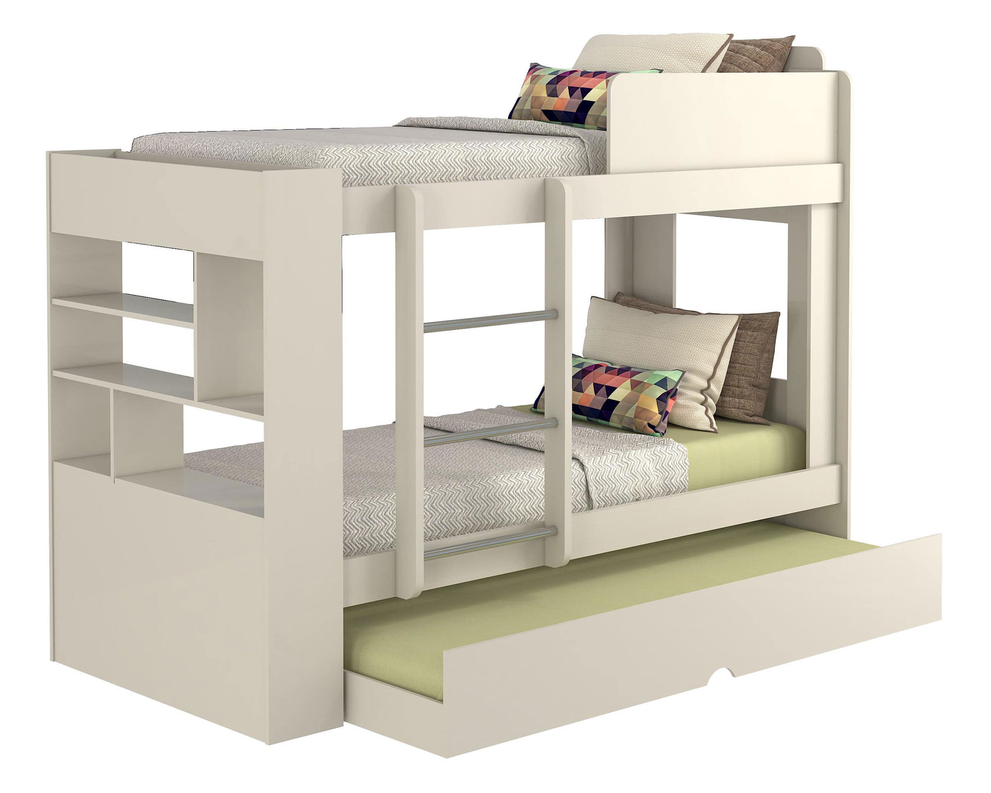 Decocasa Camarote triple 1.5 plazas Mari blanco Decocasa