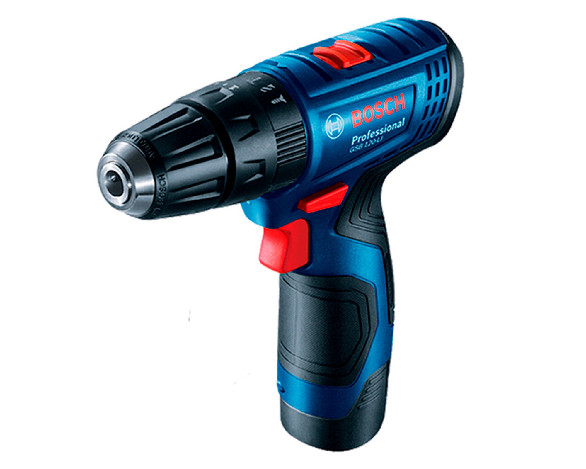 Taladro percutor inalámbrico 12V 10mm GSB 120-LI + 2 baterías 2 Ah Bosch a $94.990