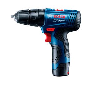 Taladro percutor inalámbrico 12V 10mm GSB 120-LI + 2 baterías 2 Ah Bosch