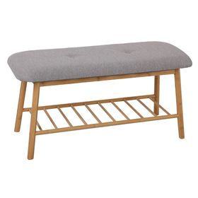 Banqueta Mika gris/natural M+Design