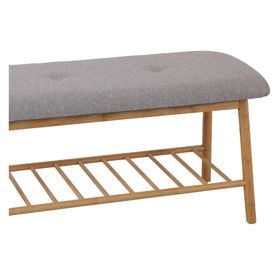 Banqueta Mika gris/natural M+Design