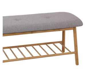 Banqueta Mika gris/natural M+Design
