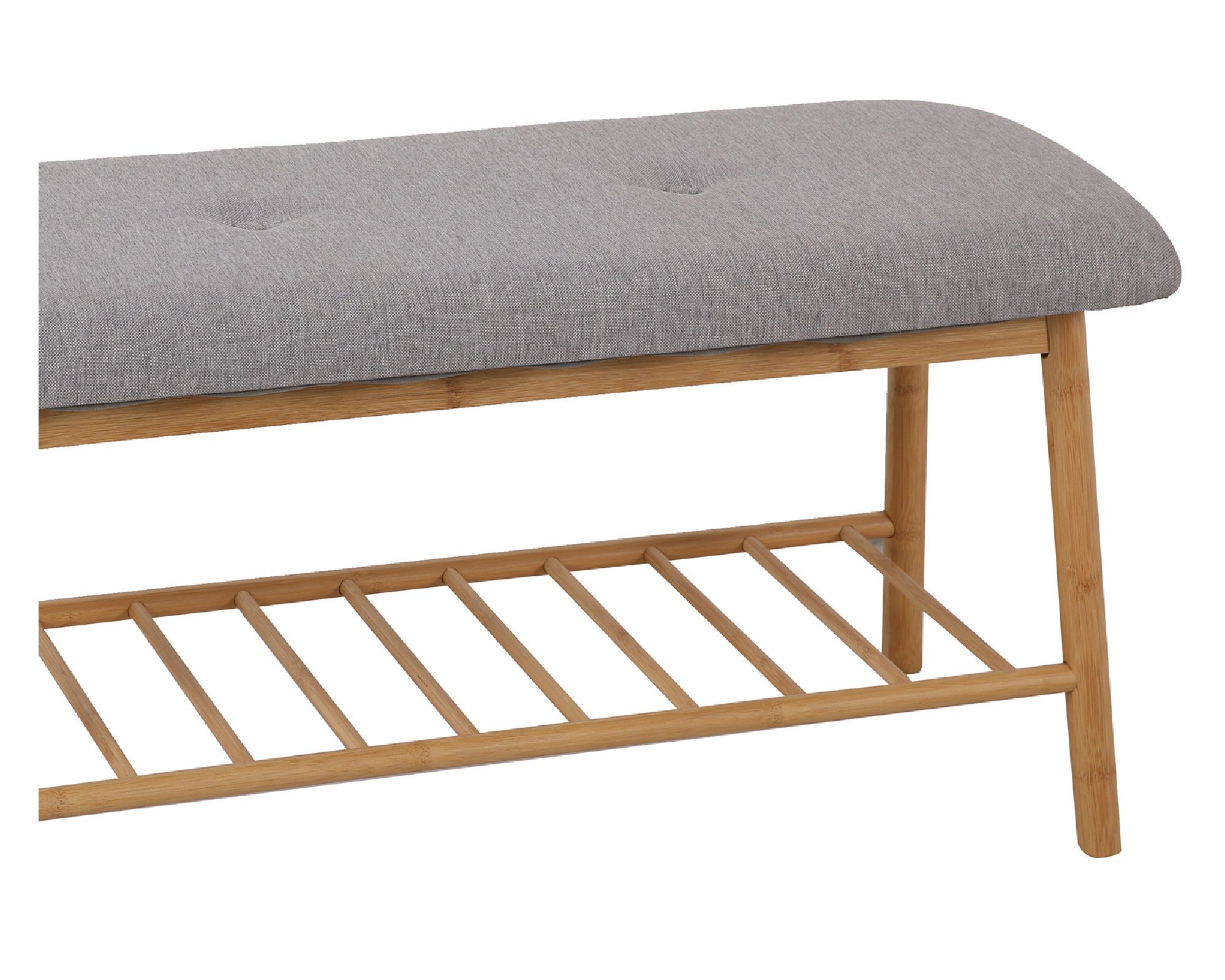 Banqueta Mika gris/natural M+Design