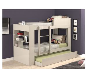 Camarote triple 1.5 plazas Mari blanco Decocasa