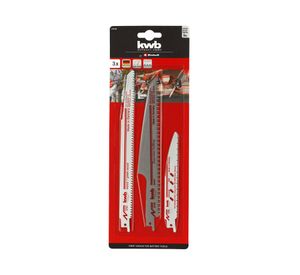 Hoja sierra sable Akku-Top 3 piezas KWB.