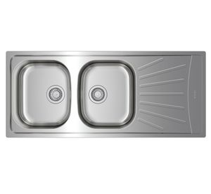 Lavaplatos Starbright 80 E-XP 2C 1E inox 16x116x50 cm