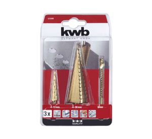 Broca escalonada 3 piezas KWB.