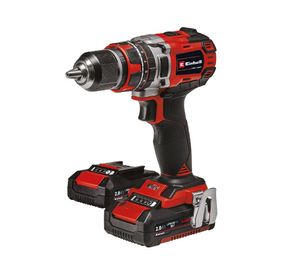 Taladro inalámbrico 18V 13 mm + 2 baterías 2,0 Ah Einhell.