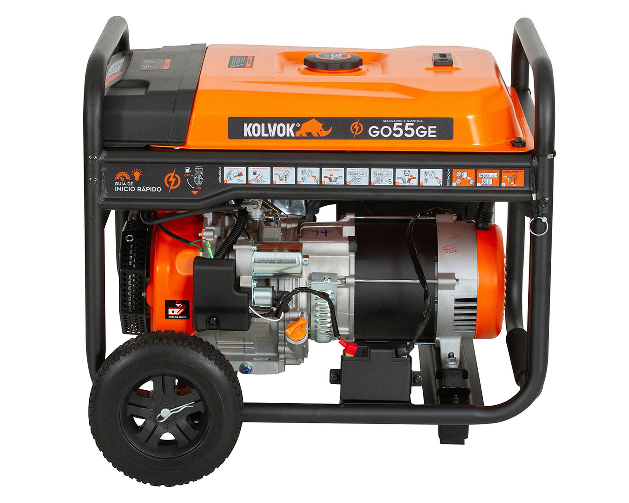 Kolvok Generador eléctrico a gasolina GO55GE 5.5 KVA