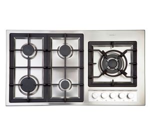 Encimera a gas 5 quemadores Deluxe Elite 95 NAT inox FDV