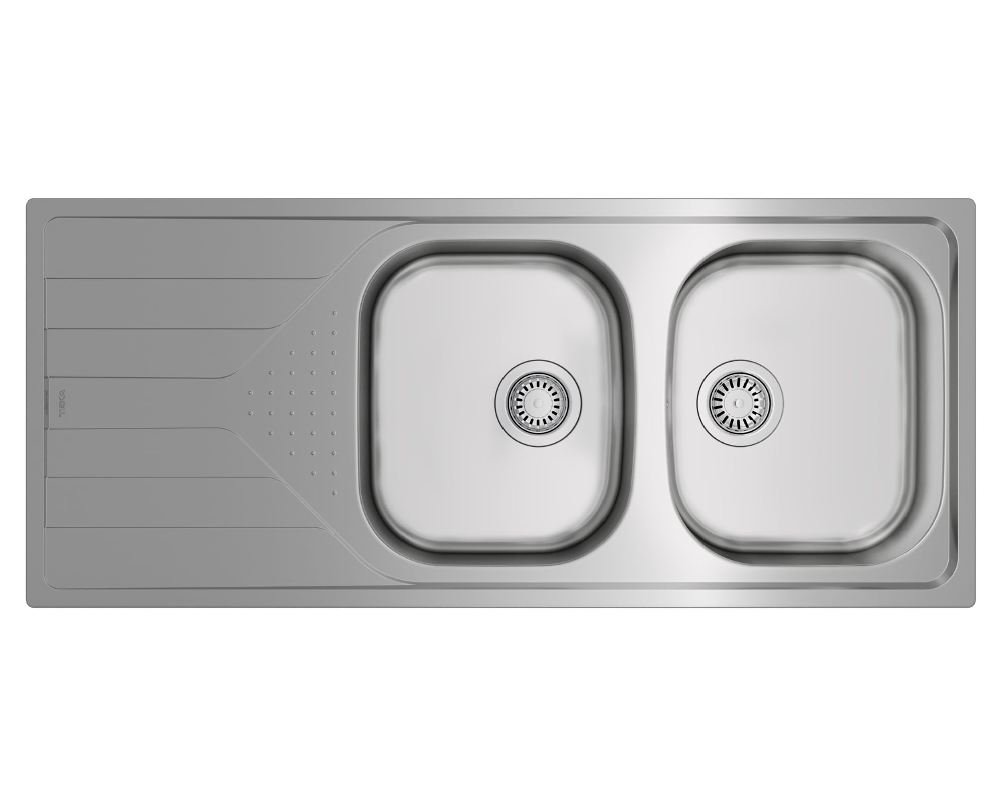 Évier Double Teka STARBRIGHT 80 E-XP 2C – Inox, Large, Facile à Installer