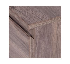 Cómoda Mallorca café oscuro 6 cajones