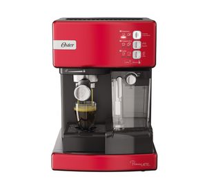 Cafetera espresso Prima latte 6603R rojo Oster