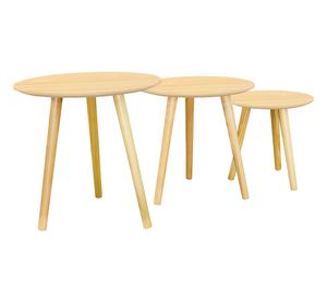 Mesa Grape natural 3 piezas M+Design