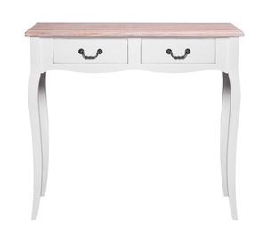 Arrimo Provenzal 78x87x34 cm blanco/natural