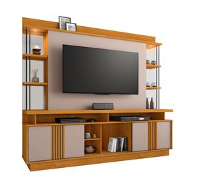 Centro de entretenimiento 65" Esplendor café claro