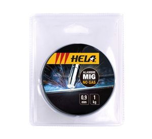 Alambre MIG 0,9 mm 1 kg Flux sin gas Hela