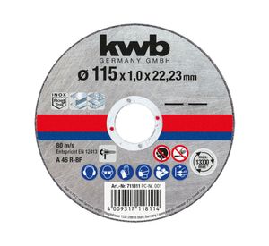 Disco de corte para metal 4 1/2'' KWB