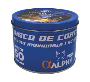 Disco corte acero 115x1.0x22.2 mm 50 unidades Alpha Pro