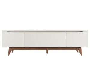 Rack TV 65" Flynt 1.8 blanco Decocasa