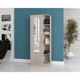 Zapatera Boss crema 1 puerta 5 repisas