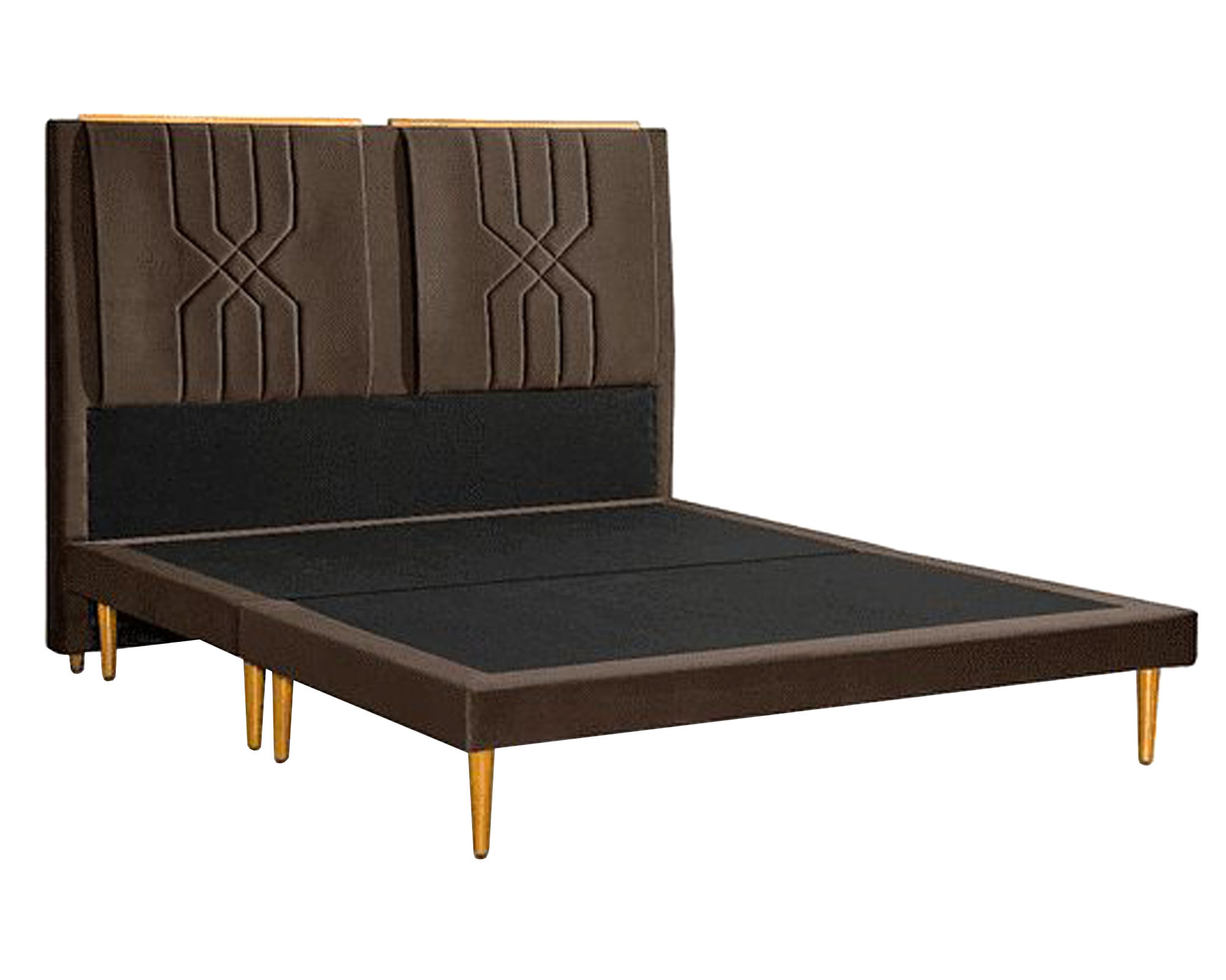 Base de cama King Astro café Decocasa