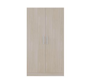 Clóset 2 puertas crema 100x47x183 cm