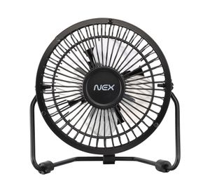 Ventilador sobremesa USB 4 aspas negro