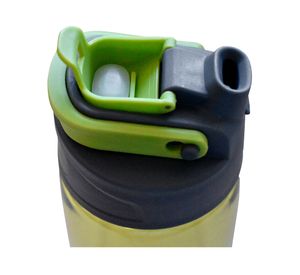 Botella plástico 800 ml verde