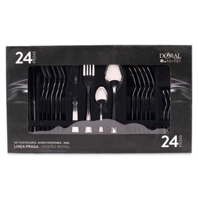 Cubierto 24 Piezas Praga acero