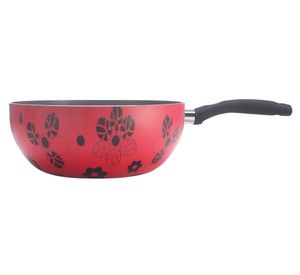 Wok 22 cm Happy Colors rojo