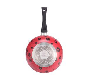 Wok 22 cm Happy Colors rojo