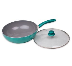 Wok 26 cm Mont Titanio verde turquesa