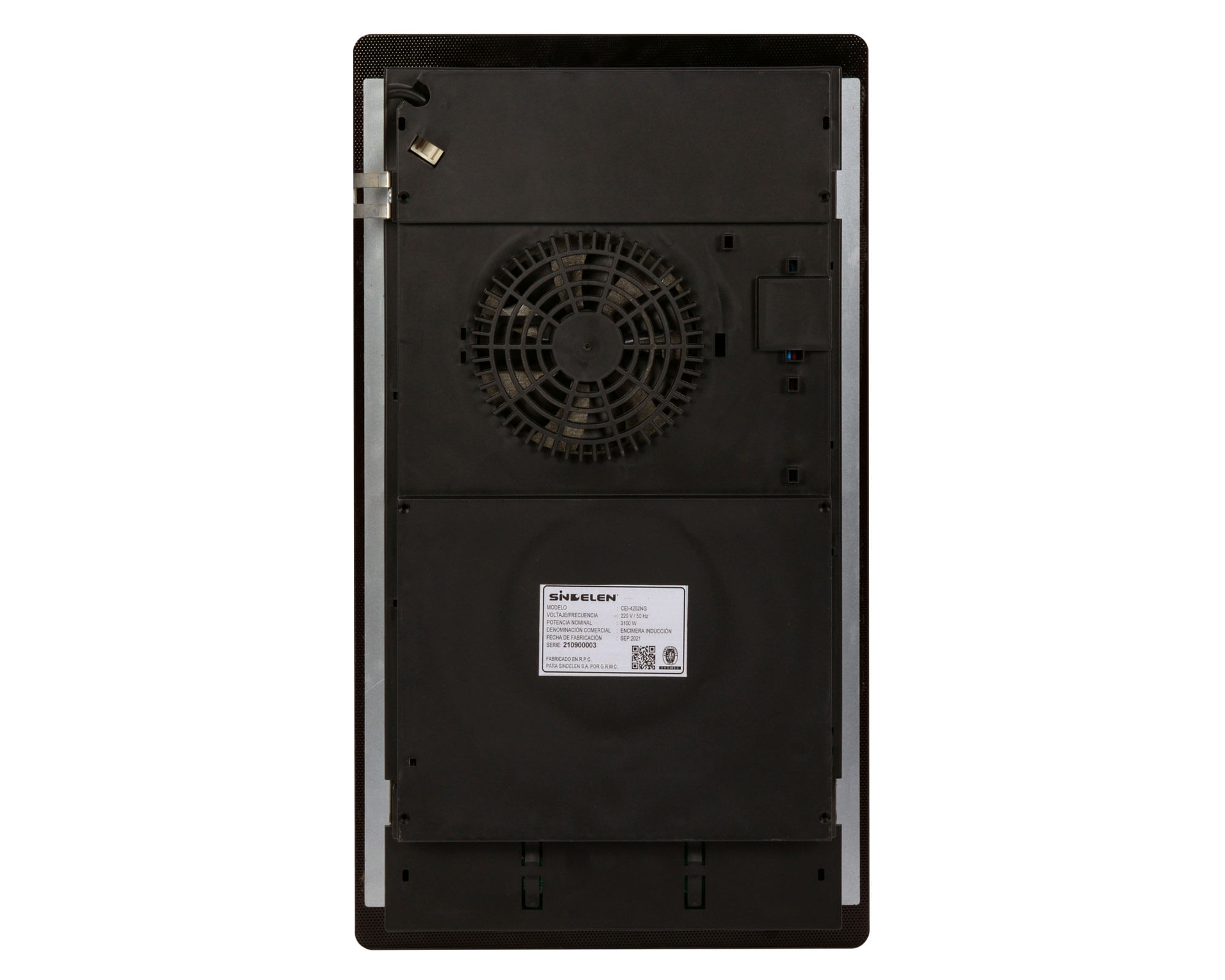Encimera Inducción 2 Quemadores Sindelen CEI-4252NG Negro