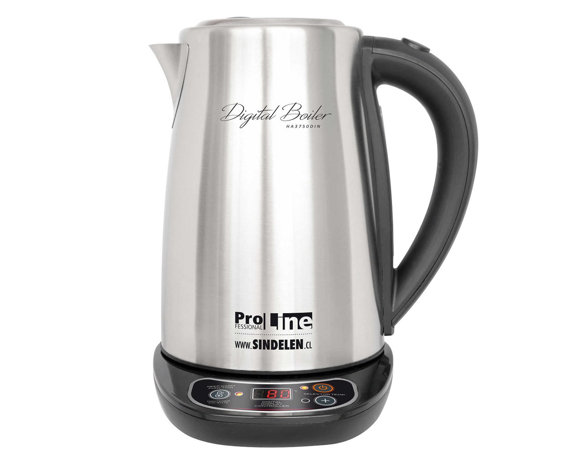 Hervidor 1.7 litros HA-3750DIN plata Sindelen